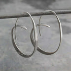 Open Spiral Drop Earrings